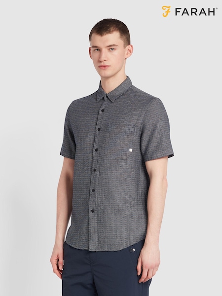 Farah Denzie Short Sleeve Jacquard Shirt (N73920) | €46