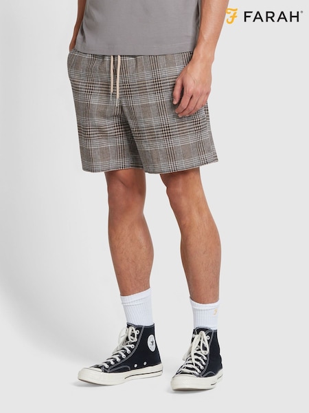 Farah Green Redwald Check Shorts (N73933) | €38