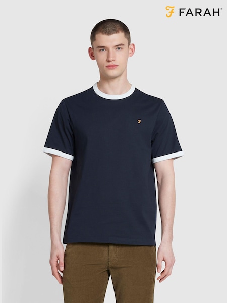 Farah Groves Ringer Short Sleeve T-Shirt (N73935) | €54