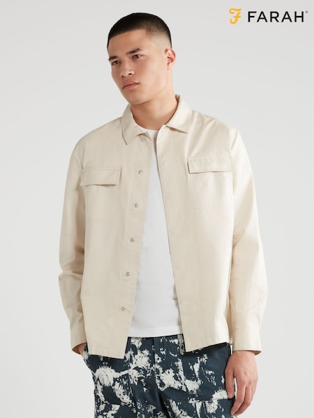 Farah Natural Kelly Long Sleeve Shirt (N73950) | €46