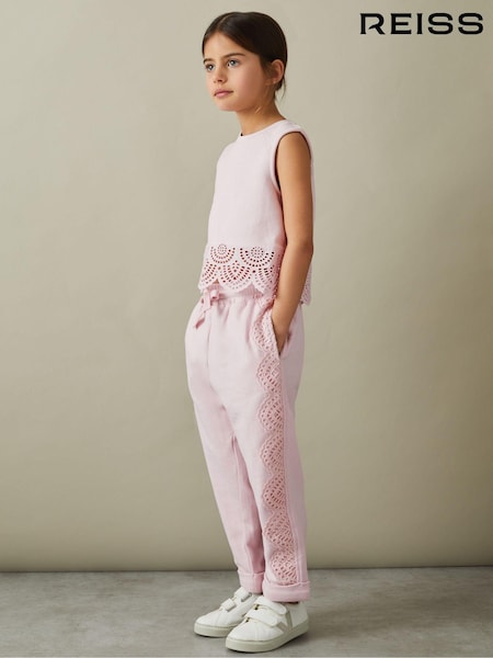 Reiss Sophie Cotton Broderie Top Co-Ord (N74122) | 38 €