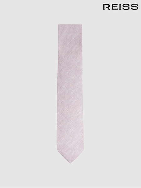 Rosado suave - Reiss Vitali Linen Tie (N74168) | 85 €