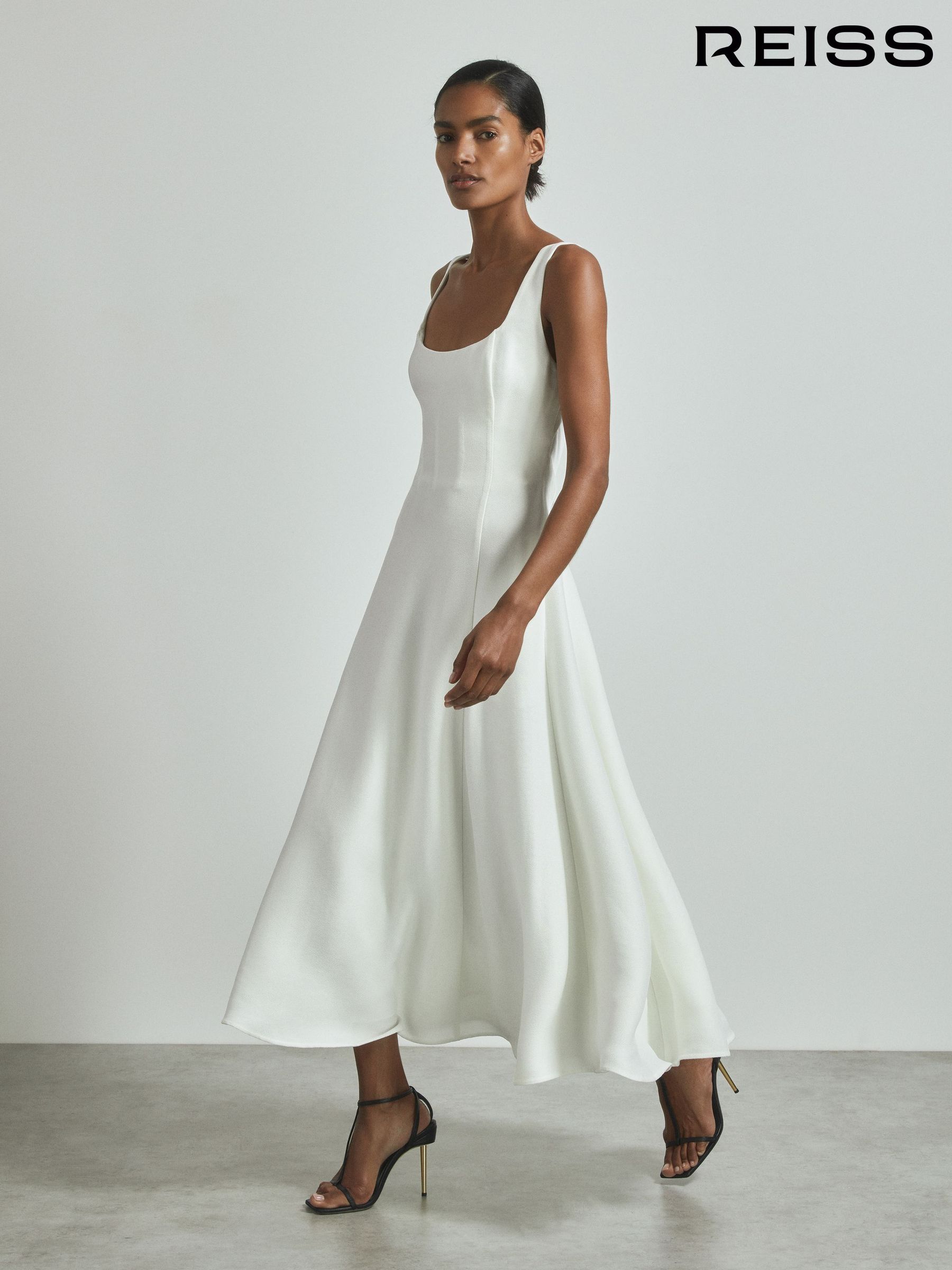 Reiss white dress cheap