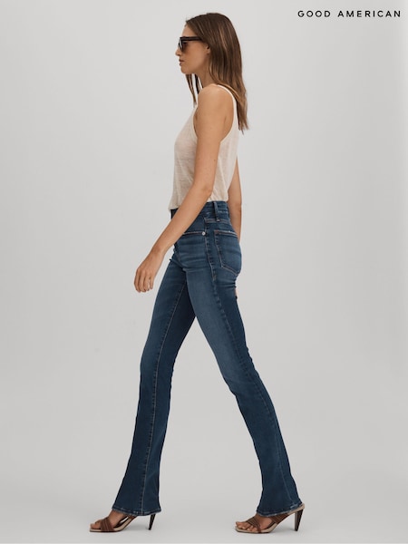 Good American Good American Distressed Bootcut Jeans (N74346) | €221