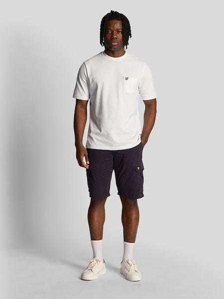 Lyle & Scott Purple 100% Cotton Wembley Cargo Shorts (N74548) | €41.50