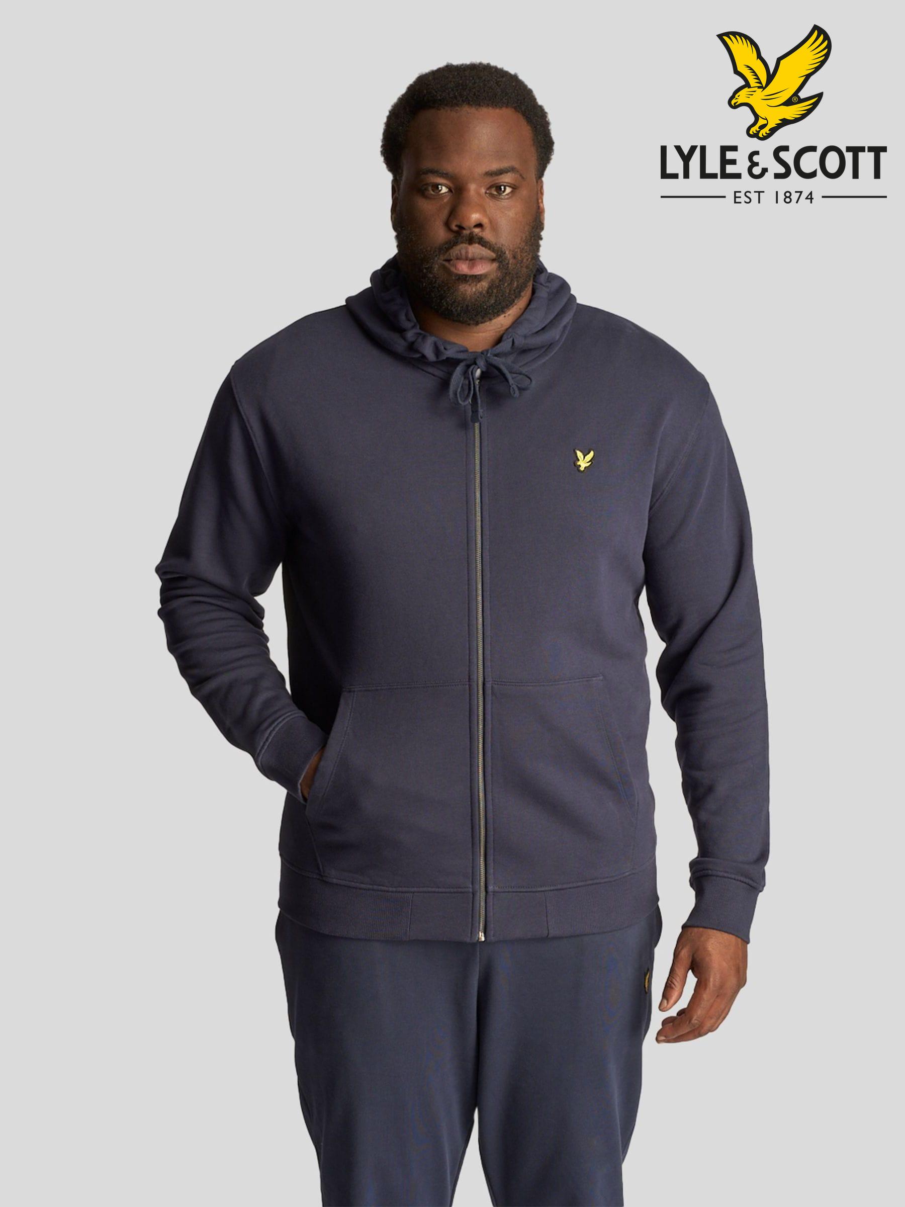 Men's Lyle & Scott Blue Zip Through Long Sleeve Topssweats | Next Oman