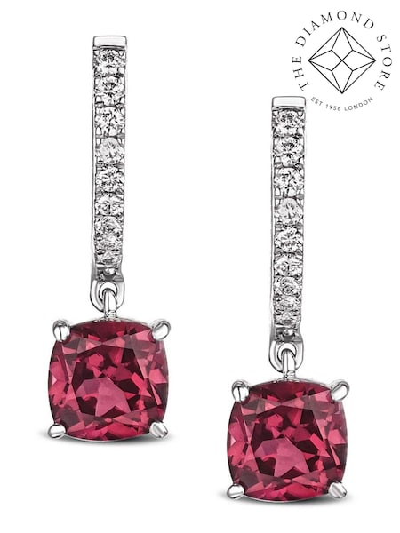 The Diamond Store Red Astra 4ct Lab Diamond Drop Earrings (N74621) | €305