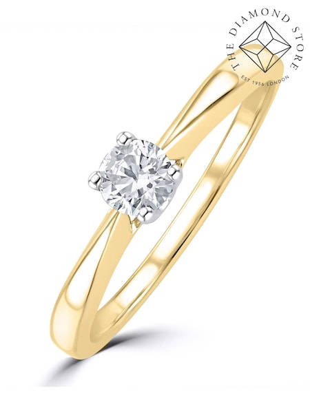 The Diamond Store White 0.25ct H/Si Lab Diamond Engagement Ring (N74630) | €313