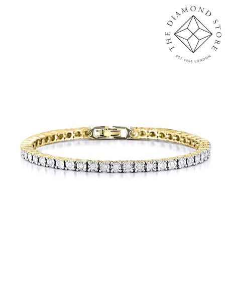 The Diamond Store White Diamond Set 1.00ct Tennis Bracelet (N74676) | €637