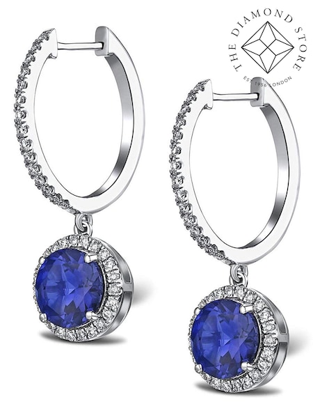 The Diamond Store Ruby Astra 7ct Lab Diamond Halo Earrings (N74677) | €445