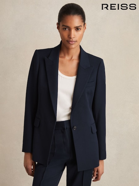 Marin - Reiss Gabi Tailored Single Breasted Suit Blazer (N74789) | kr4 170