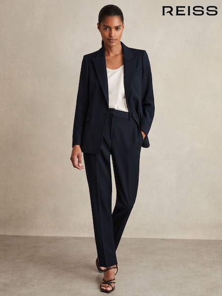 Reiss Navy Gabi Slim Fit Suit Trousers (N74854) | €149