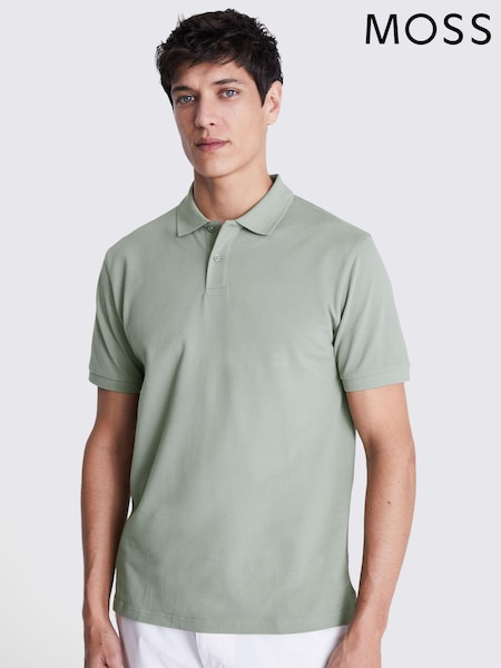 MOSS Green Pique Polo Shirt (N74876) | €43