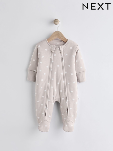 Neutral 2.5 Tog Wadded Zip Sleepsuit (N74904) | €26 - €29
