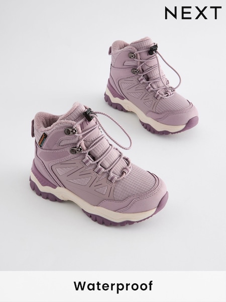 Purple Waterproof Thinsulate™ Lined Hiker Boots (N74948) | AED142 - AED167