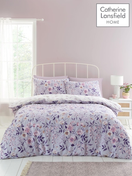 Catherine Lansfield Isadora Floral Reversible Duvet Cover Set (N75271) | ¥ 3,350 - ¥ 5,520