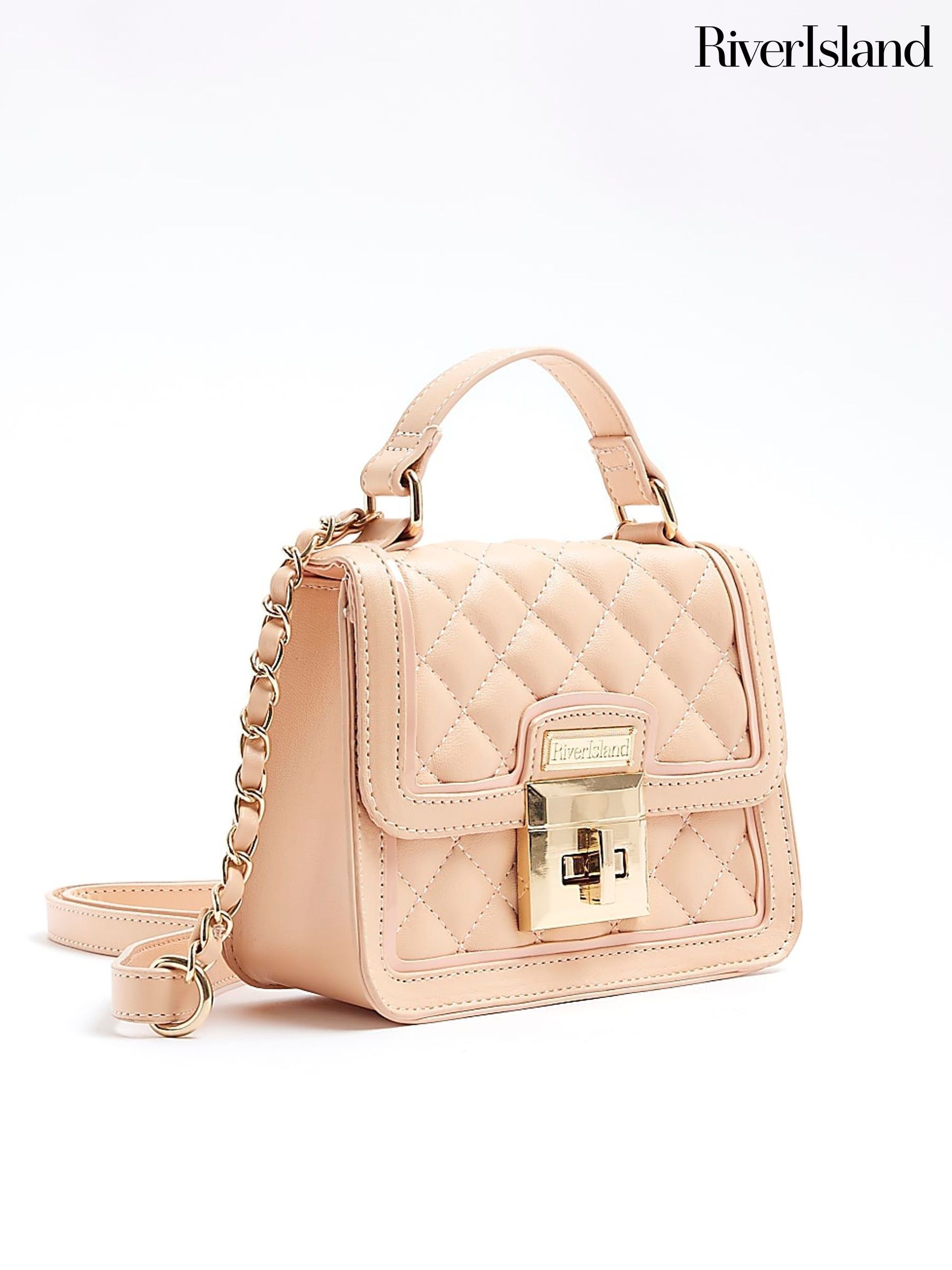 Orange bag river island new arrivals