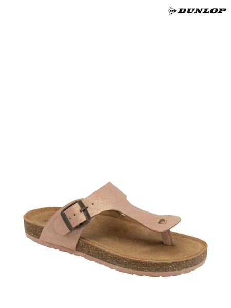 Dunlop Gold Toe Post Ladies Sandals (N75341) | ₪151