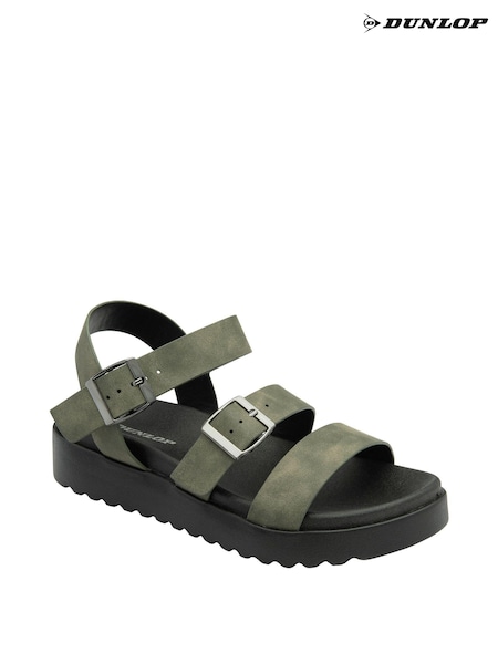 Dunlop Green Ladies Flatform Sandals (N75348) | 1,802 UAH