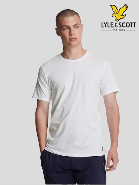 Білий - Lyle & Scott Basic футболки 3 набір (N75454) | 2 575 грн - 2 704 грн