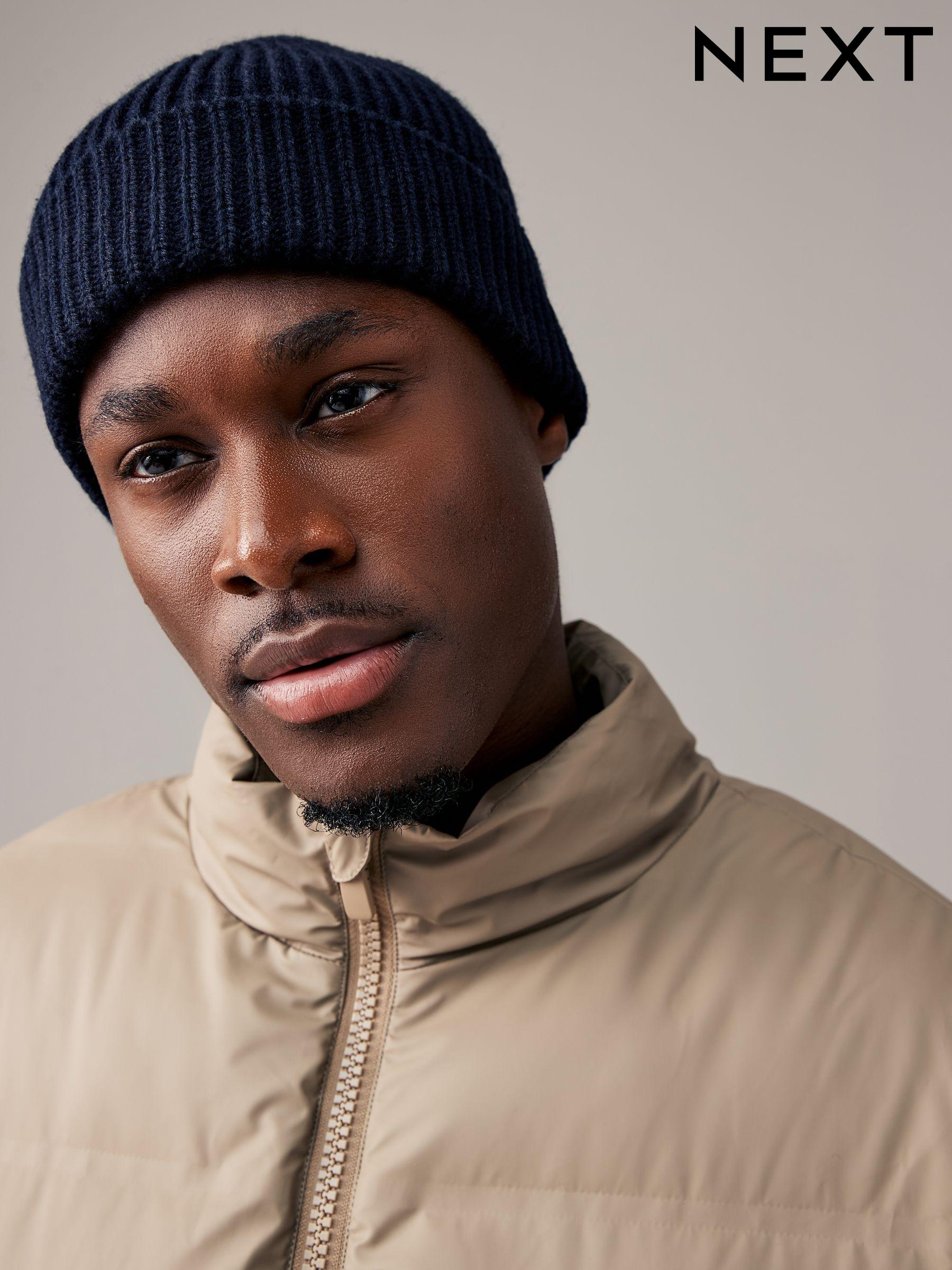 Mens chunky knit hat store