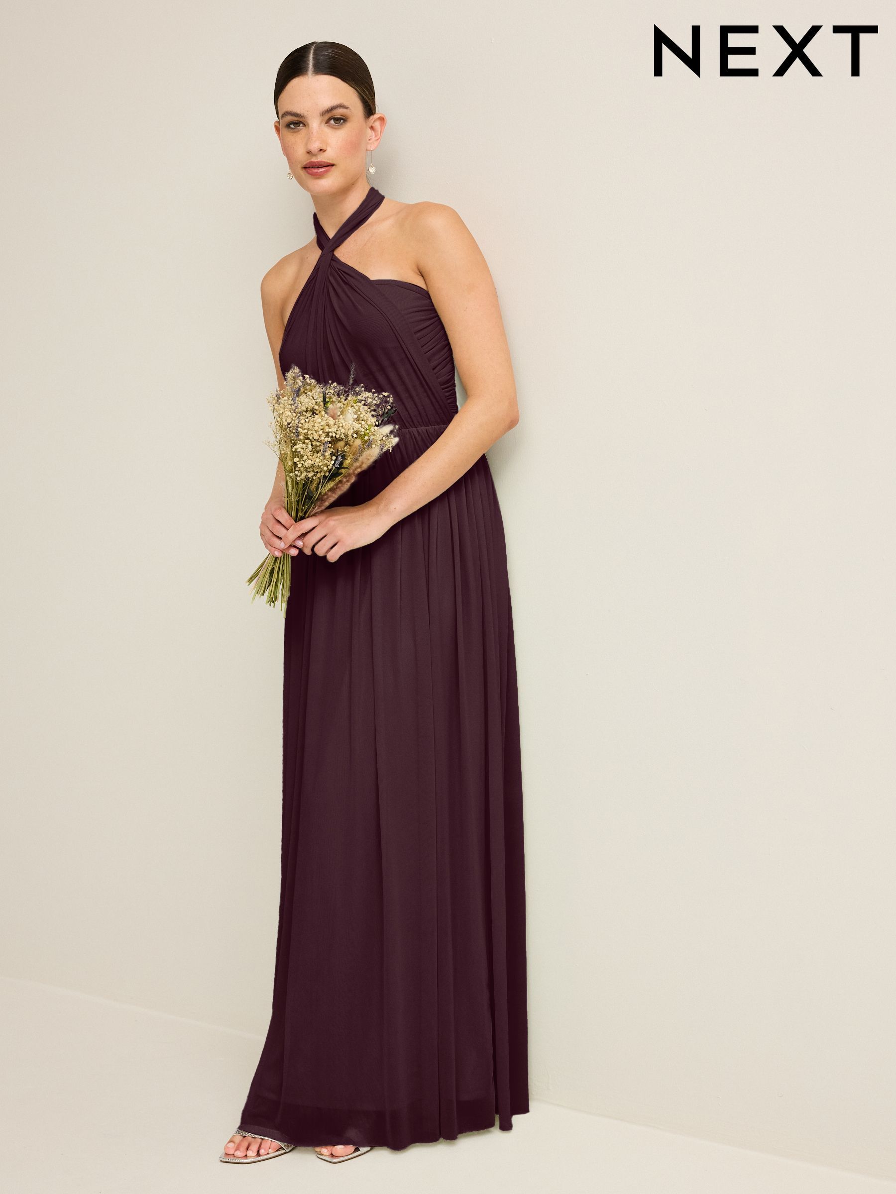 Women s Tall Pleated Partywear Maxi Dresses Next Luxembourg