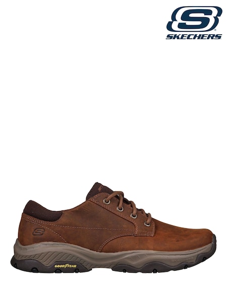 Skechers Brown Mens Craster Fenzo Shoes (N75708) | AED460
