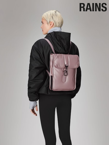 Rains Pink Puffed Micro Backpack (N75988) | 375 LEI