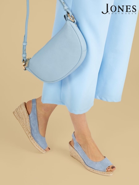 Jones Bootmaker Ladies Natural Rosanna Slingback Wedges (N76841) | €121
