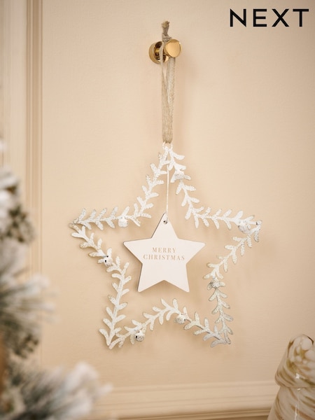 Decor de agățat Star Merry Christmas (N77042) | 37 LEI