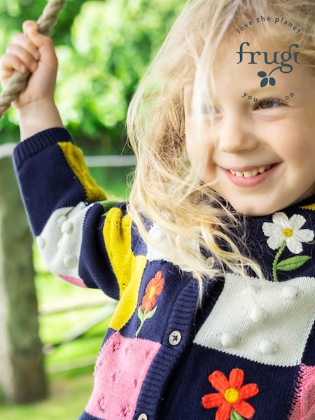 Frugi Multi Flower Posey Patchwork Cardigan (N77104) | 208 LEI - 219 LEI