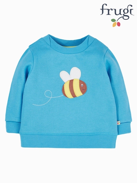 Frugi Blue Organic Cotton Easy on Jumper (N77156) | €42 - €45
