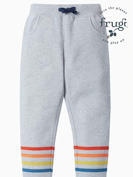 Frugi Grey Organic Cotton Jago Joggers (N77168) | AED90 - AED96