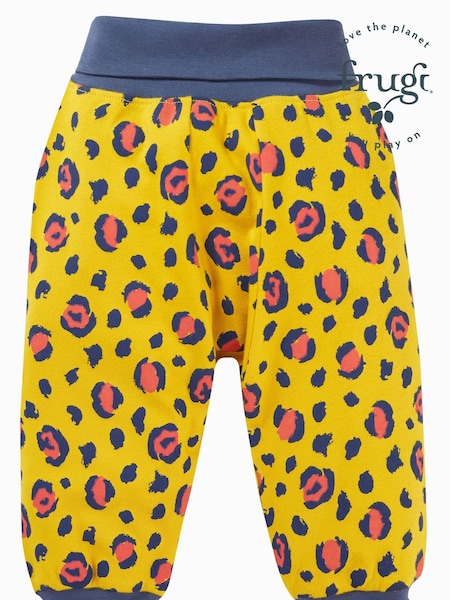 Frugi Yellow Animal Print Joggers (N77223) | 31 € - 34 €