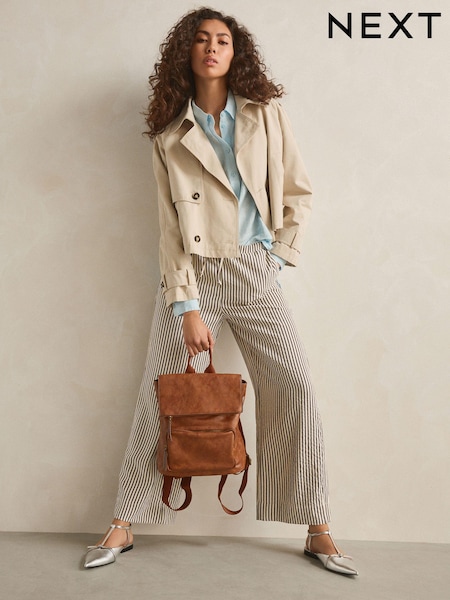 Marron fauve - Sac à dos décontracté (N77259) | € 20