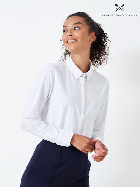 Crew Clothing White Bracken Oxford Shirt (N77411) | 2,944 UAH