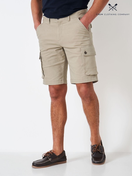 Crew Clothing Natural Cotton Casual Cargo Shorts (N77491) | €90