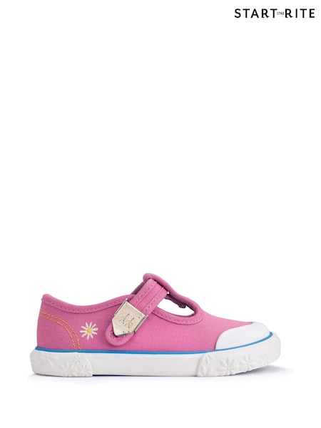 Start-Rite Anchor Washable Canvas T Bar Shoes (N77650) | €18