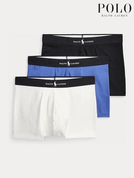 Negru - Regular Polo Ralph Lauren Classic Trunks 3 Pack