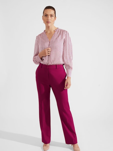 Hobbs Purple Petite Nola Trousers (N78081) | €70