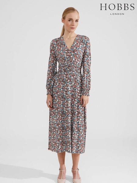 Hobbs Multi Maddy Jersey Dress (N78087) | 343 QAR