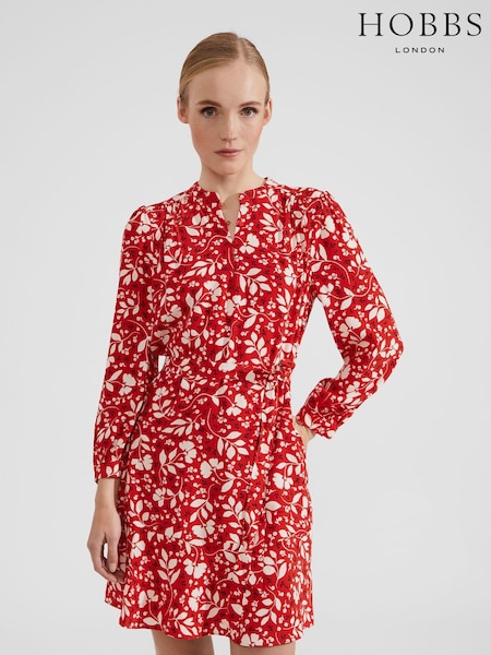 Hobbs Red Erin Dress (N78092) | €66