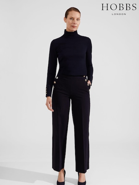 Hobbs Blue Petite Petite Hana Trousers (N78100) | €72