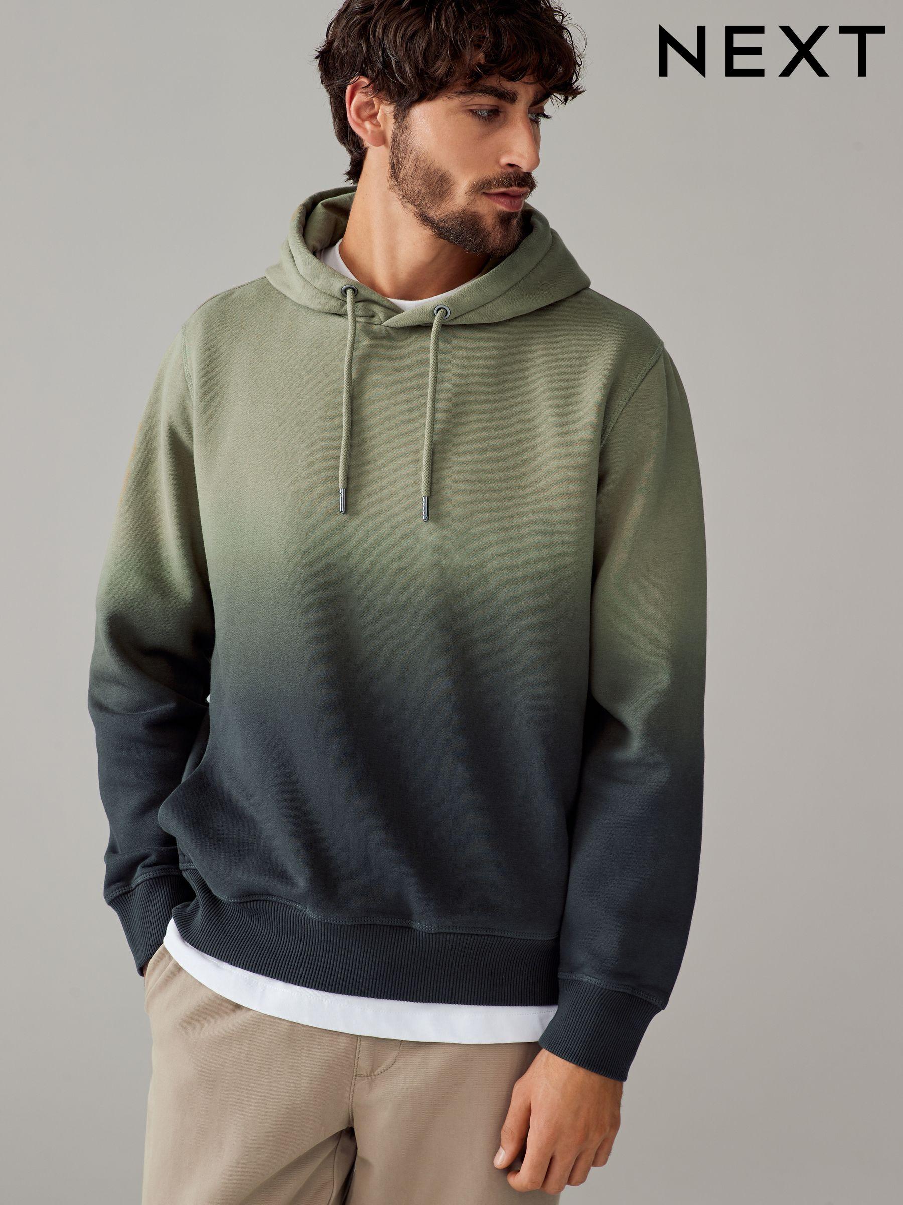 Men s Green Hoodies Dark Green Khaki Sweatshirts Next