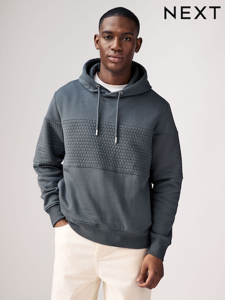 Grey Panel Blocking Hoodie (N78152) | €47