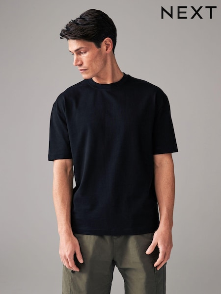 Black Oversized Heavyweight T-Shirt (N78231) | €21