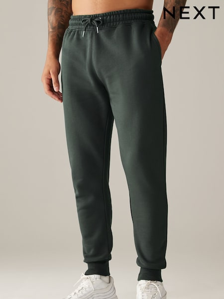 Green Slim Fit Cotton Rich Jersey Joggers (N78296) | AED57
