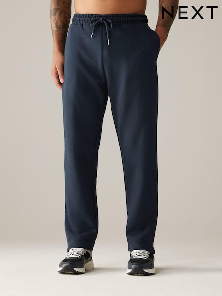 Navy Blue Open Cotton Rich Jersey Joggers (N78303) | EGP1,560