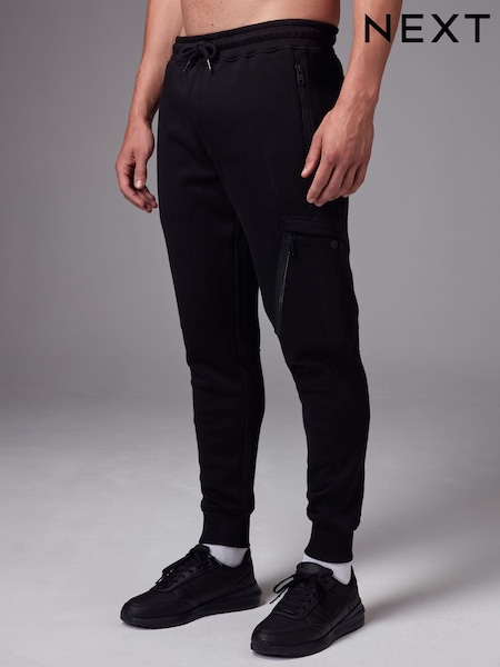 Black Utility Joggers (N78315) | AED149