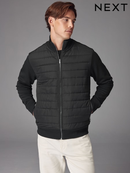 Noir - Hybrid Funnel Neck Jacket (N78320) | € 42